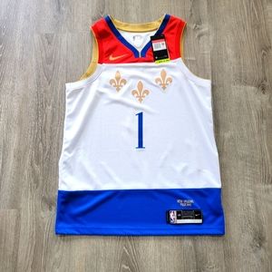 BRAND NEW Nike Zion Williamson Swingman New Orleans Pelicans White Mens Size: L